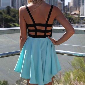 Xenia boutique caged back dress